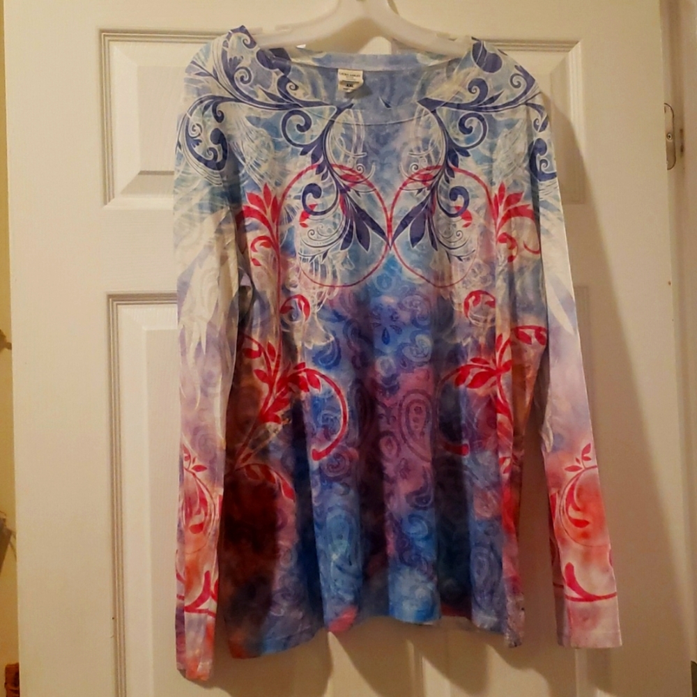 Art Deco Active Long Sleeve Tee